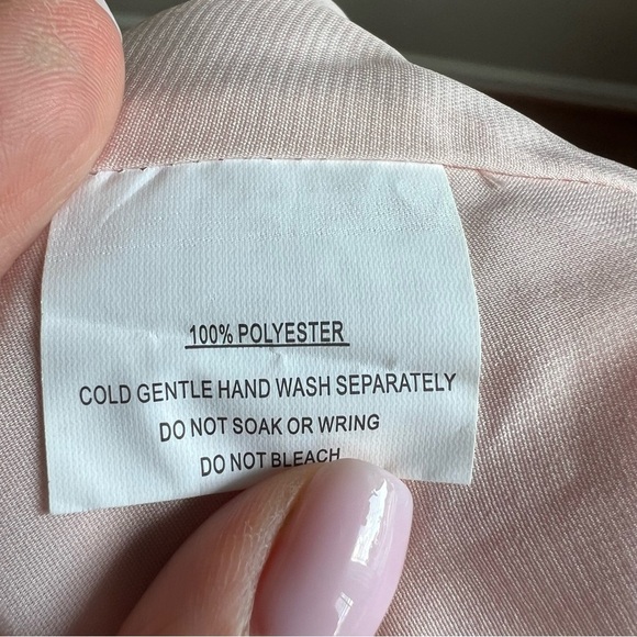 Revolve Saints & Secrets peach halter midi dress - Picture 8 of 11